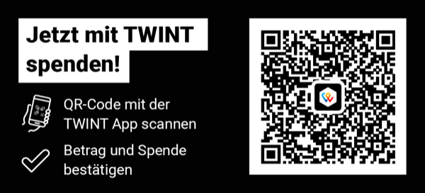 TWINT QR-Code für Spenden